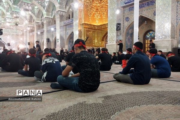 اجتماع بزرگ «احلی من العسل» در حرم مطهر حضرت سید علاءالدین (ع)