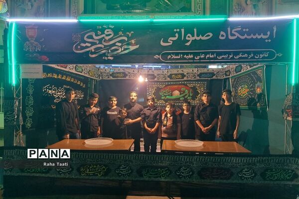 برپایی موکب حضرت رقیه (س) به دست نوجوانان عاشورایی