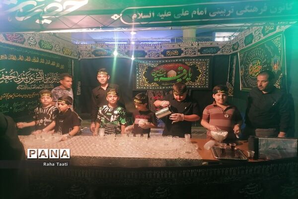 برپایی موکب حضرت رقیه (س) به دست نوجوانان عاشورایی