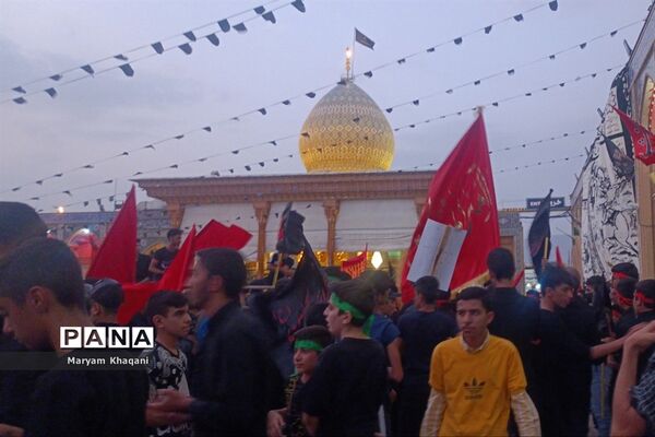 راهپیمایی دانش آموزان دهه هشتادی و دهه نودی ناحیه 3 شیراز در اعتراض به هتک حرمت قرآن کریم