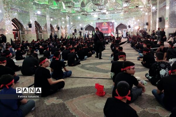 برگزاری مراسم عزاداری احلی من العسل همراه با امضای طومار اعتراضی به هتک حرمت‌ قرآن کریم