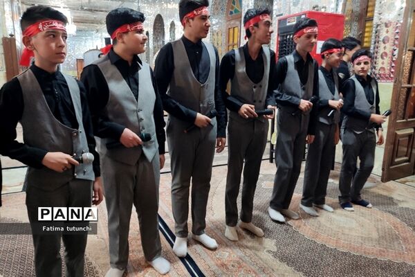 برگزاری مراسم عزاداری احلی من العسل همراه با امضای طومار اعتراضی به هتک حرمت‌ قرآن کریم