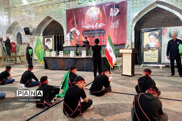 برگزاری مراسم عزاداری احلی من العسل همراه با امضای طومار اعتراضی به هتک حرمت‌ قرآن کریم