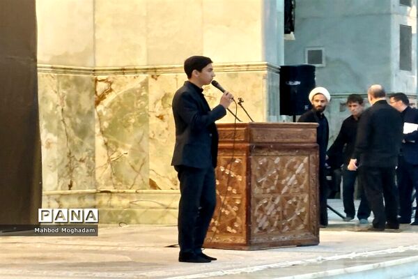 حضور دانش‌آموزان متوسطه اول منطقه ۱۳ در سوگواره احلی من العسل