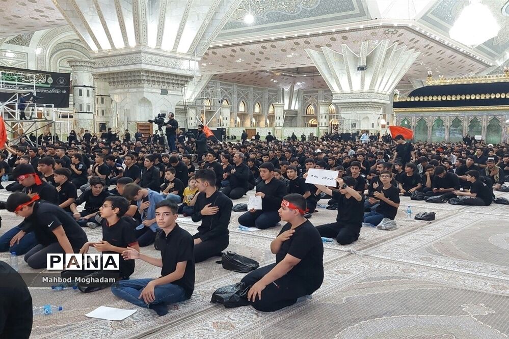 حضور دانش‌آموزان متوسطه اول منطقه ۱۳ در سوگواره احلی من العسل