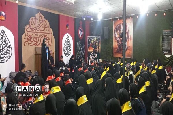 حضور پرشور دختران ناحیه چهار در دومین همایش دختران بانوی بهشت