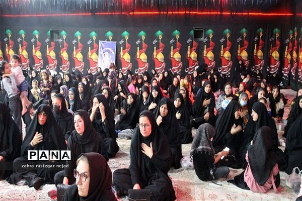 مراسم سوگواره ( احلی من العسل) هیات حسین جان شهرستان بجنورد