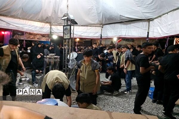 بزرگترین موکب دانش‌آموزی استان البرز در ناحیه ۲ کرج