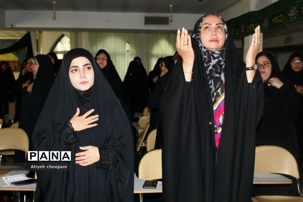 برگزاری مراسم  سوگواری حضرت اباعبدالله الحسین (ع)  به همت بنیاد زنان متخصص