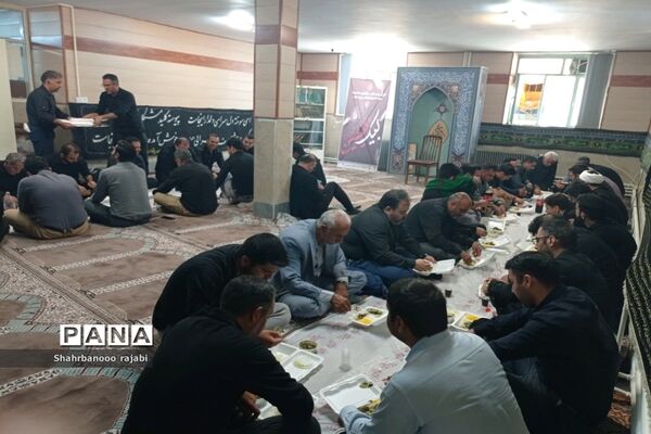 مراسم عزاداری ابا عبدالله الحسین در آموزش و پرورش شهرستان ورامین