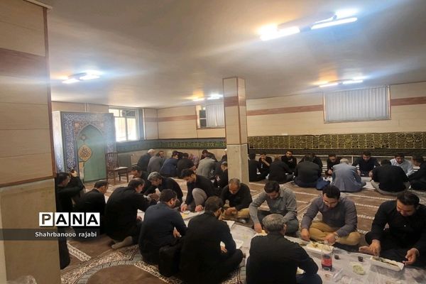 مراسم عزاداری ابا عبدالله الحسین در آموزش و پرورش شهرستان ورامین