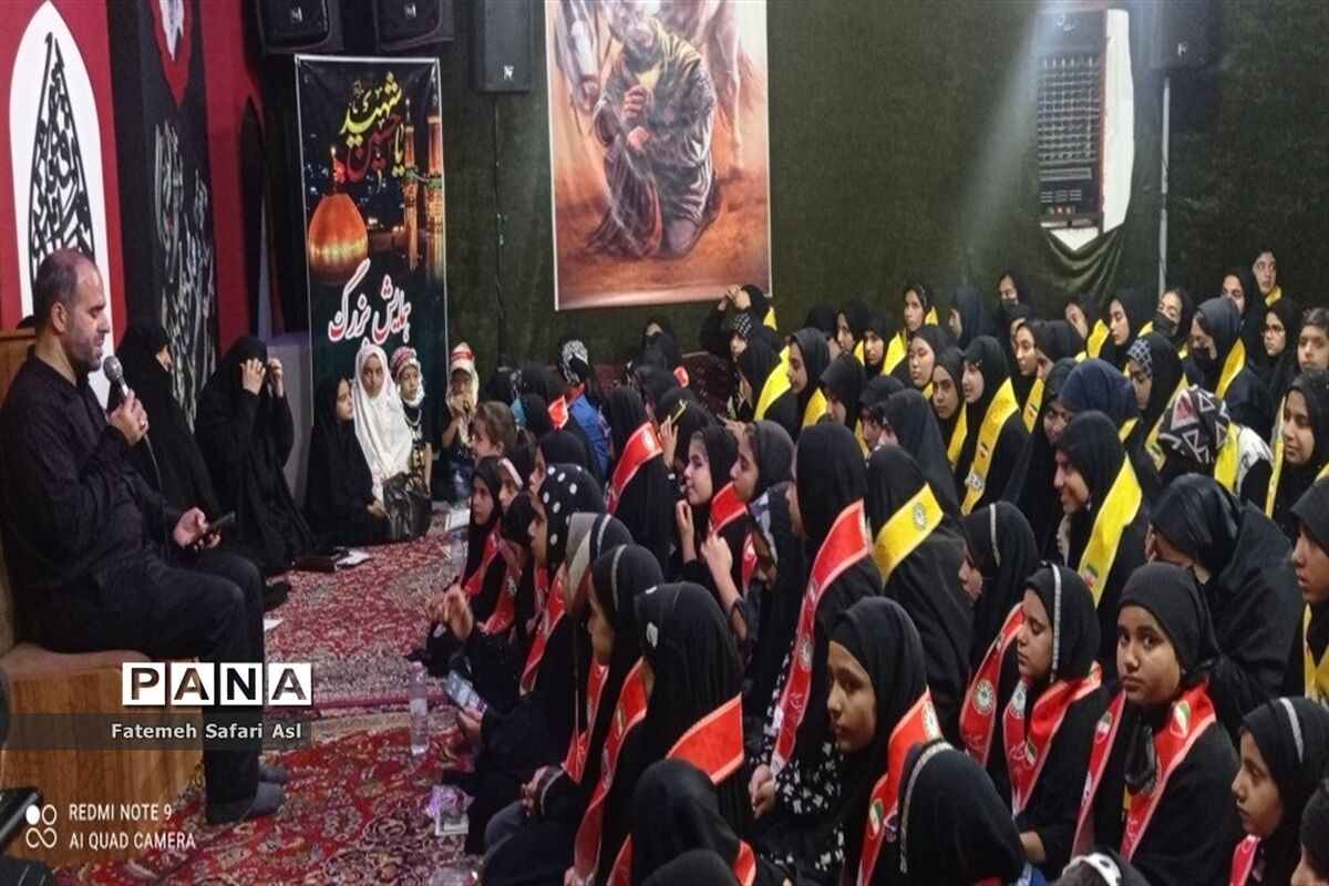 همایش دختران بانوی بهشت در ناحیه ۴ شیراز/فیلم