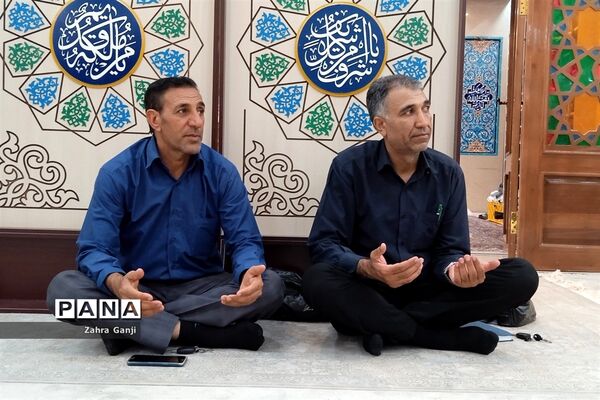 مراسم سوگواری بنیاد مهدی موعود در  ناحیه یک  شیراز