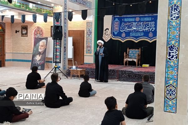 مراسم سوگواری بنیاد مهدی موعود در  ناحیه یک  شیراز