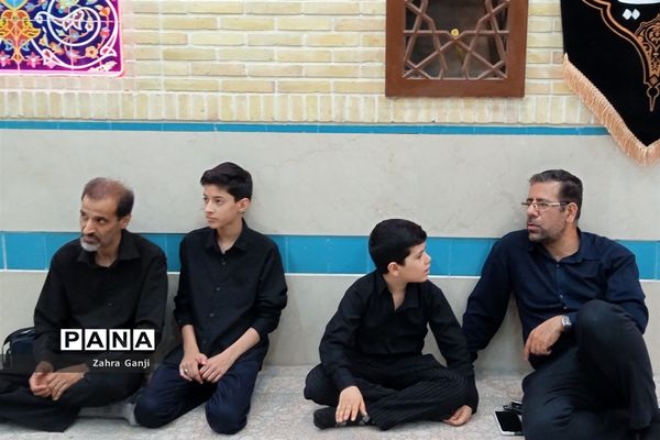 مراسم سوگواری بنیاد مهدی موعود در  ناحیه یک  شیراز