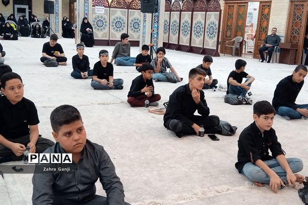 مراسم سوگواری بنیاد مهدی موعود در  ناحیه یک  شیراز