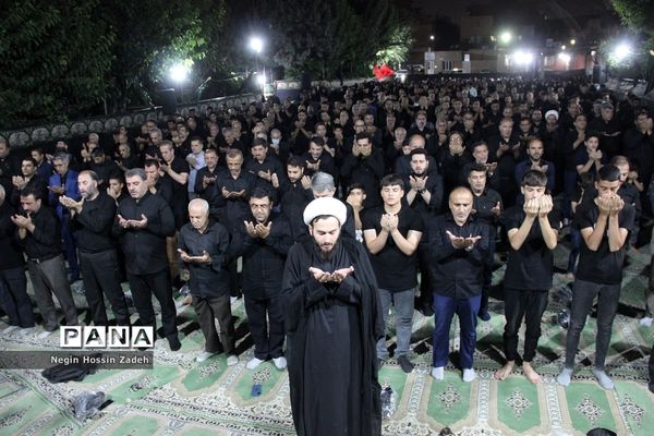 حضورمدیرکل آموزش و پرورش شهرستان‌های استان تهران درشب تاسوعای حسینی شهرستان اسلامشهر