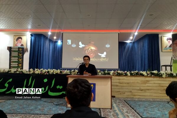 مراسم عزاداری هیات دانش‌آموزی انصار المهدی پسران کاشمر