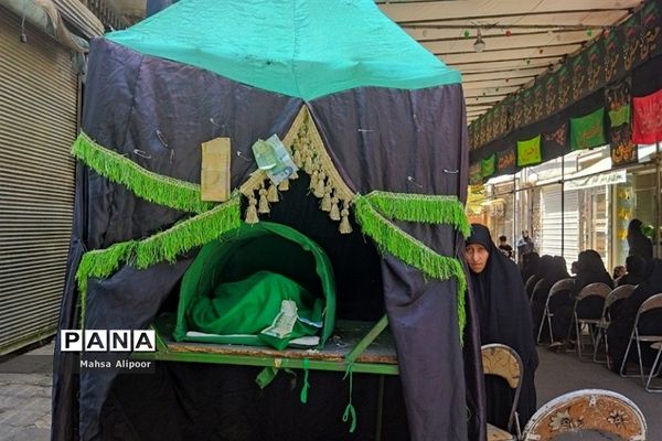 مراسم شبیه‌خوانی مصادف با تاسوعا در شهرستان قرچک