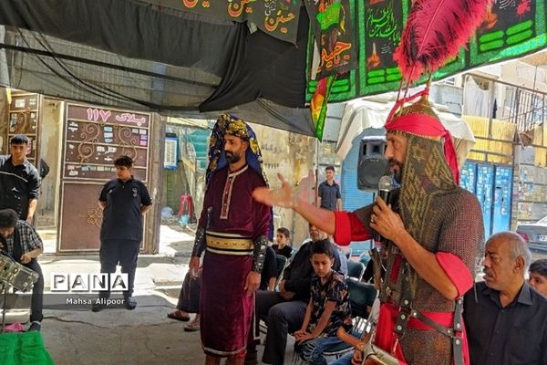 مراسم شبیه‌خوانی مصادف با تاسوعا در شهرستان قرچک