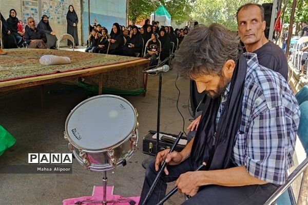 مراسم شبیه‌خوانی مصادف با تاسوعا در شهرستان قرچک