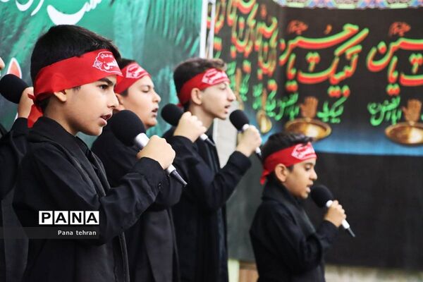برپایی هیات عزاداری نوجوانان عاشورایی در منطقه ۱۱