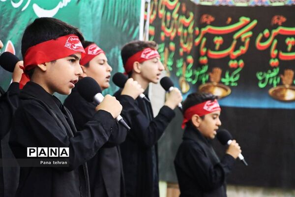 برپایی هیات عزاداری نوجوانان عاشورایی در منطقه ۱۱