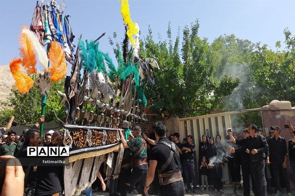 برگزاری عزاداری تاسوعای حسینی در روستای بادرود شهرستان فیروزکوه