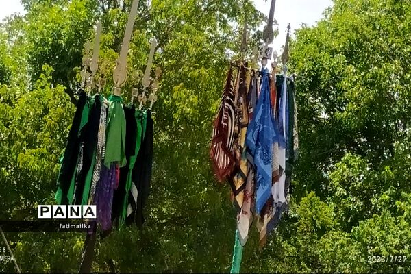 برگزاری عزاداری تاسوعای حسینی در روستای بادرود شهرستان فیروزکوه
