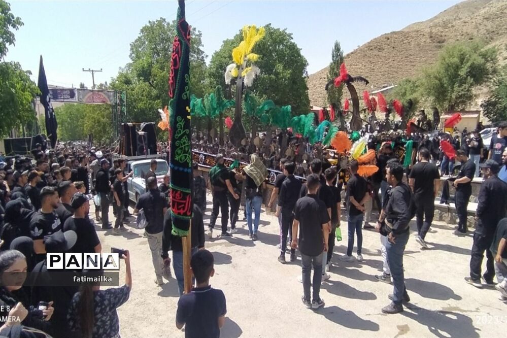 برگزاری عزاداری تاسوعای حسینی در روستای بادرود شهرستان فیروزکوه