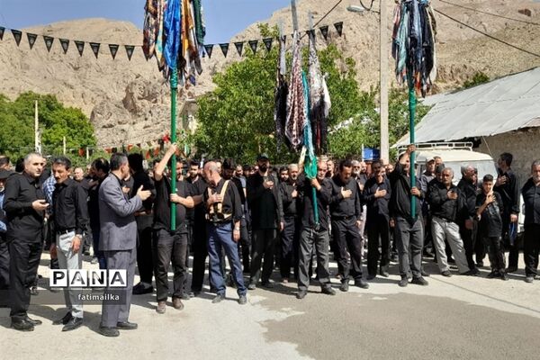 برگزاری عزاداری تاسوعای حسینی در روستای بادرود شهرستان فیروزکوه