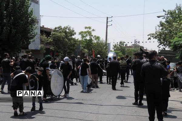 مراسم عزاداری تاسوعای حسینی با حضور جانشین سپاه شهرستان ری