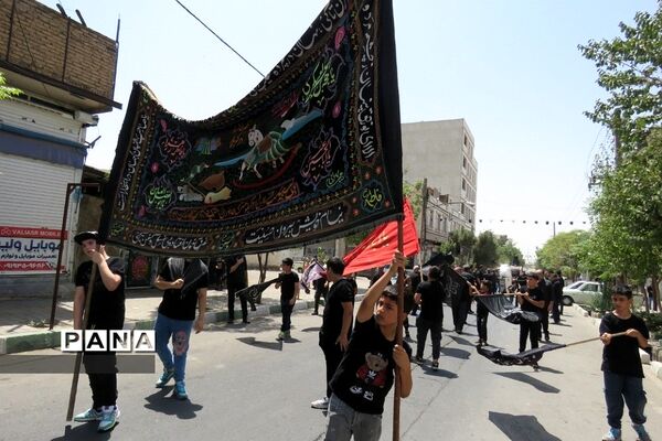 مراسم عزاداری تاسوعای حسینی با حضور جانشین سپاه شهرستان ری