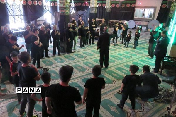 مراسم عزاداری تاسوعای حسینی با حضور جانشین سپاه شهرستان ری