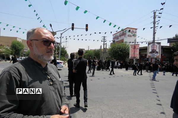 مراسم عزاداری تاسوعای حسینی با حضور جانشین سپاه شهرستان ری