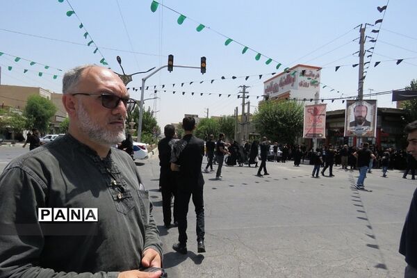 مراسم عزاداری تاسوعای حسینی با حضور جانشین سپاه شهرستان ری