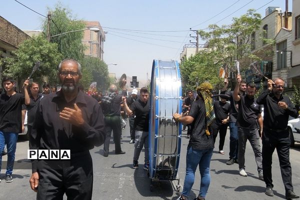 مراسم عزاداری تاسوعای حسینی با حضور جانشین سپاه شهرستان ری