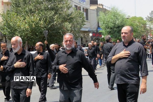 مراسم عزاداری تاسوعای حسینی با حضور جانشین سپاه شهرستان ری