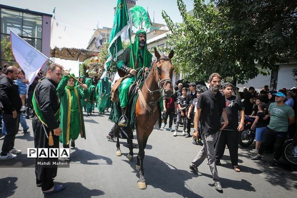 عزاداری تاسوعای حسینی (ع) در هیات کربلایی‌های مقیم تهران