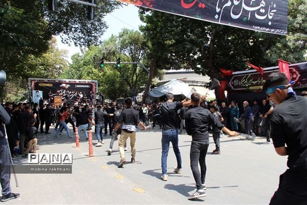 تاسوعا با عاشقان حسینی در بجنورد