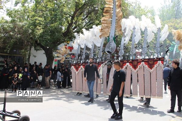 تاسوعا با عاشقان حسینی در بجنورد