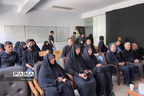 مراسم عزاداری محرم  در دبیرستان پسرانه سما رودهن