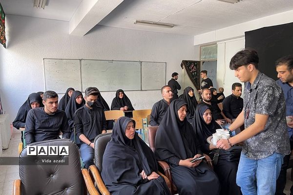 مراسم عزاداری محرم  در دبیرستان پسرانه سما رودهن