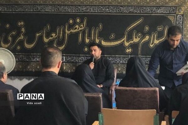 مراسم عزاداری محرم  در دبیرستان پسرانه سما رودهن