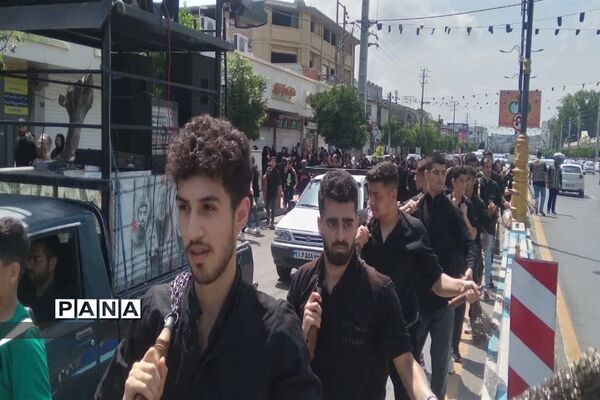 مراسم دسته‌روی و عزاداری تاسوعای حسینی در شهرستان محمودآباد‌