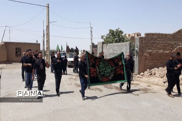 عزاداری تاسوعای حسینی در شهرستان بام و صفی‌آباد