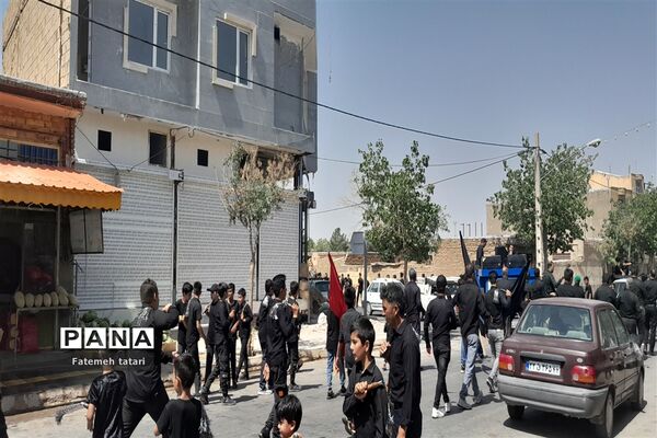 عزاداری تاسوعای حسینی در شهرستان بام و صفی‌آباد