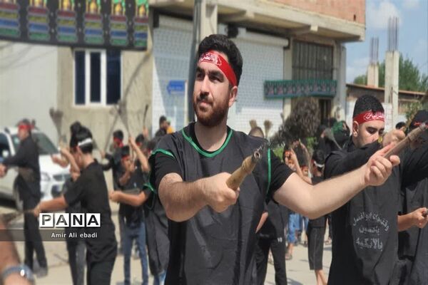 مراسم روز تاسوعای حسینی در میاندورود