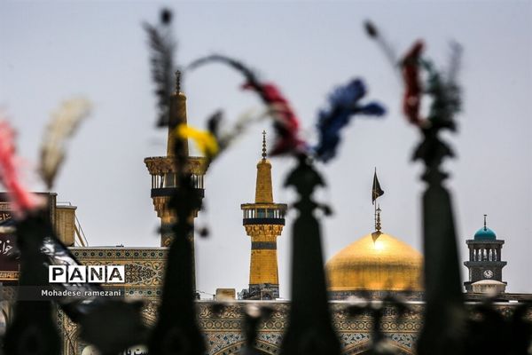 مراسم عزاداری تاسوعا قمر بنی هاشم (ع) در جوار حرم مطهر رضوی