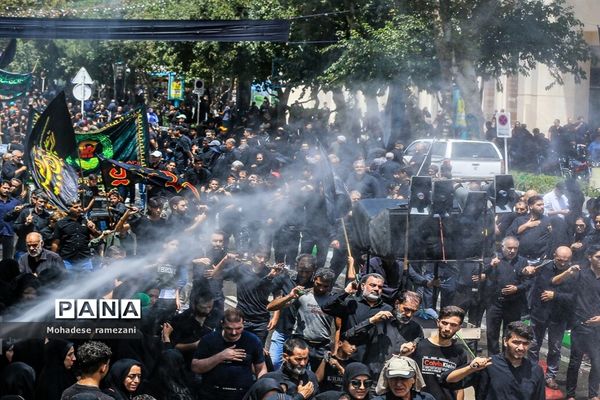 مراسم عزاداری تاسوعا قمر بنی هاشم (ع) در جوار حرم مطهر رضوی